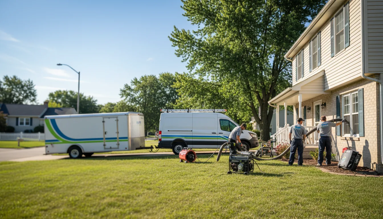 Flooded Basement Restoration And Cleanup With Repair in Raymond, IA near me
